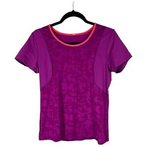Lululemon Run For Days Camo Regal Plum Top Camouflage  Size Medium